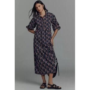 Anthropologie Maeve The Bettina Tiered Shirt Dress by Maeve Size 1X